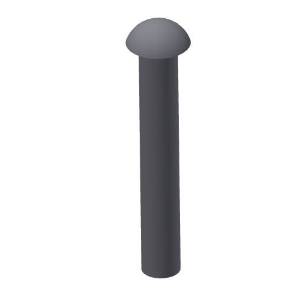 10246_XL Vollniet D = 6 L=45 DIN 660 verz. – Bild 1