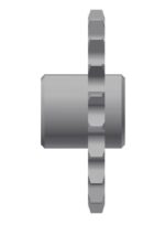 Kettenrad mit beids. Nabe 10B-1 Z=20 D=20+Nut – Bild 3